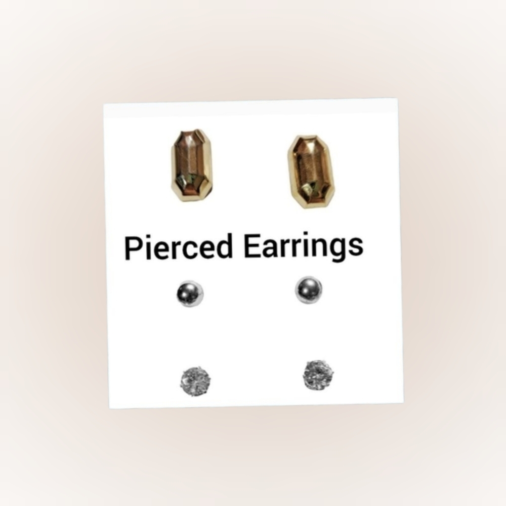 $2 When You Buy 10 Items Marked 🎄10/$20.   Pierced Fashion Earrings (3 Pairs)